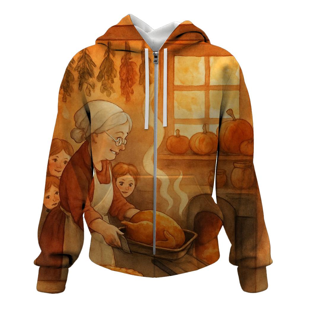 Grandmas Hearthside Thanksgiving hoodie trends