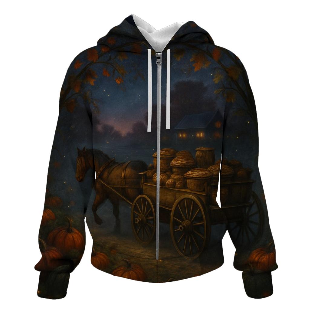 Pumpkin Patch Twilight Caravan zip-up hoodies