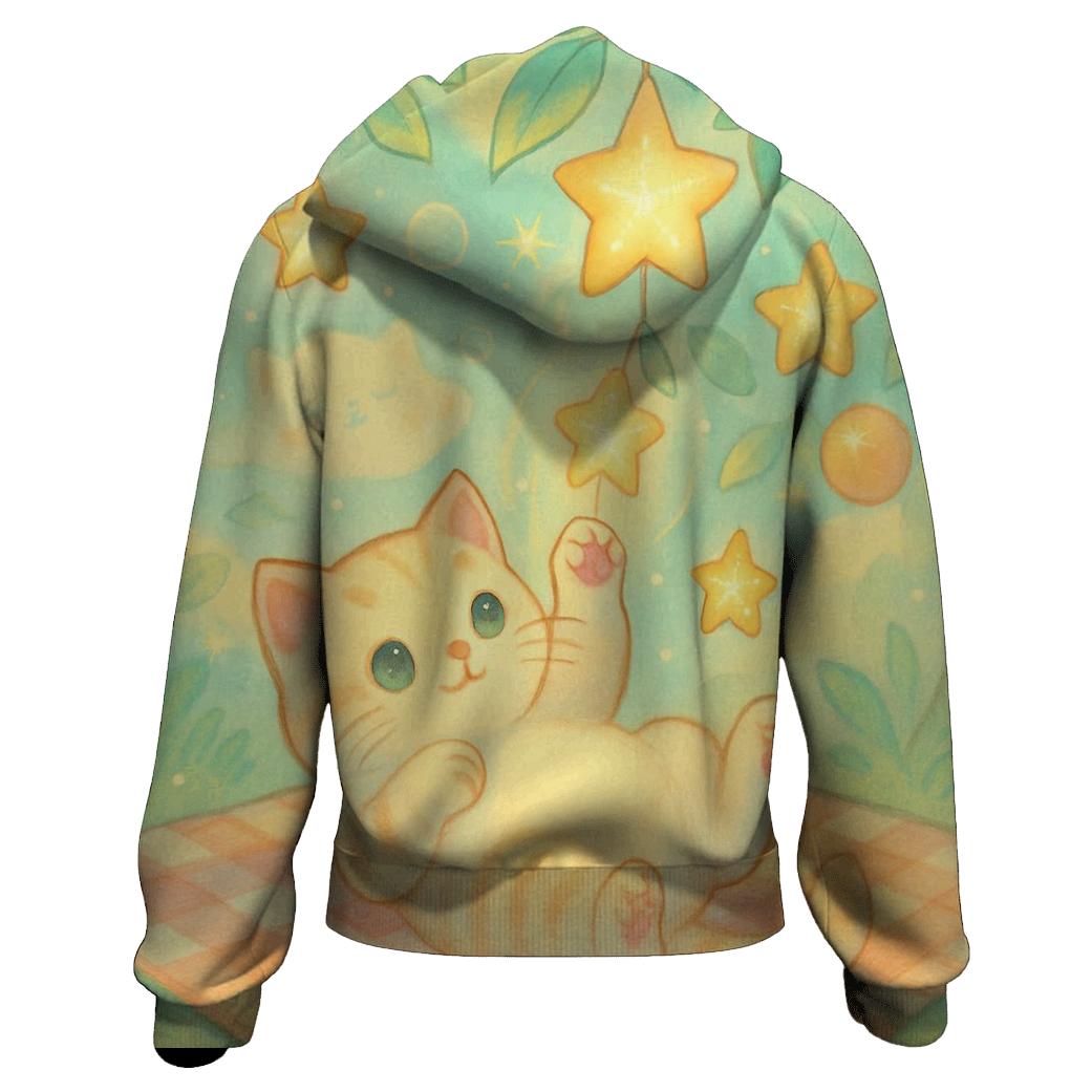 Star Orchard Picnic Cat heavyweight hoodies