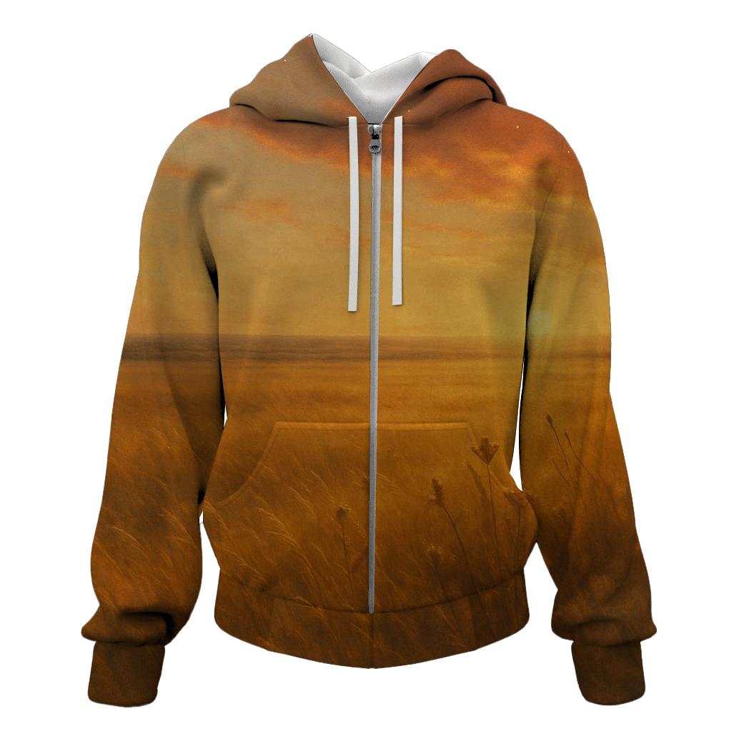 Golden Prairie Fade premium hoodies