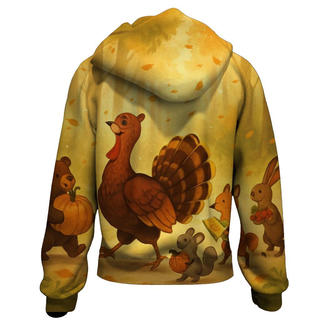 Turkey Trot Forest Parade heavyweight hoodies