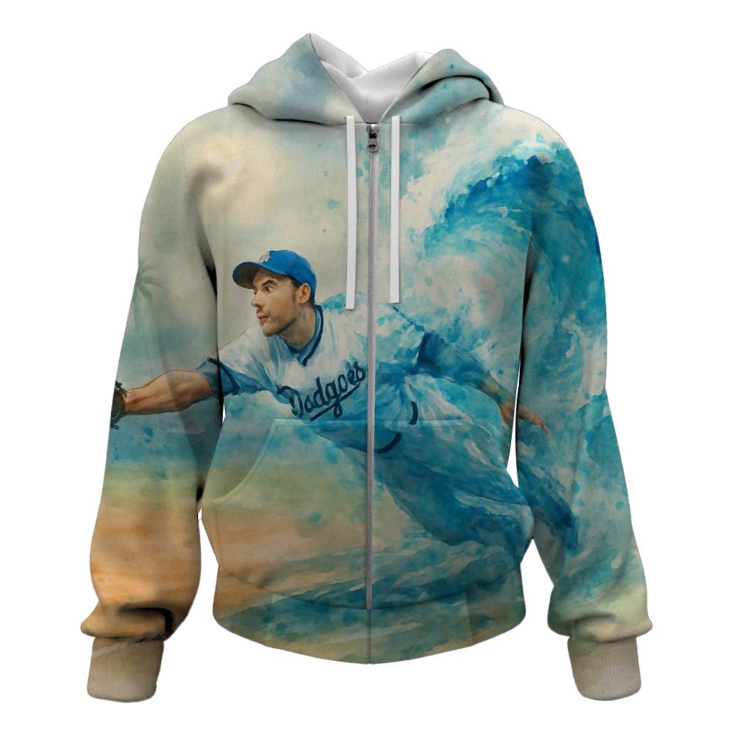 Ocean Breeze Outfield Dive zip-up hoodies