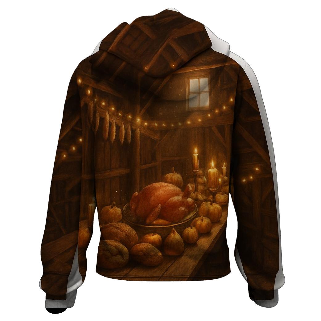 Rustic Barn Loft Feast heavyweight hoodies