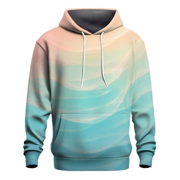 Aurora Tide Gradient Dream embroidered hoodies