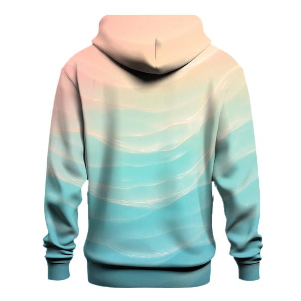 Aurora Tide Gradient Dream embroidered hoodies