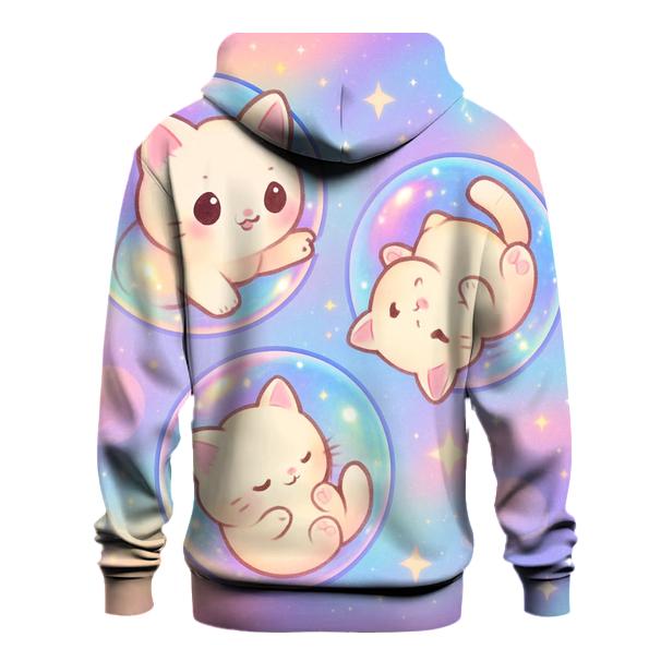 Starlight Bubble Kittens lightweight hoodies