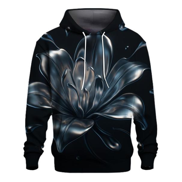Liquid Chrome Gradient Bloom hoodie trends