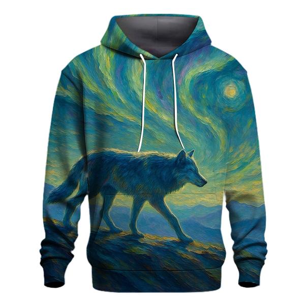 Aurora Trail Lone Wanderer pullover hoodies