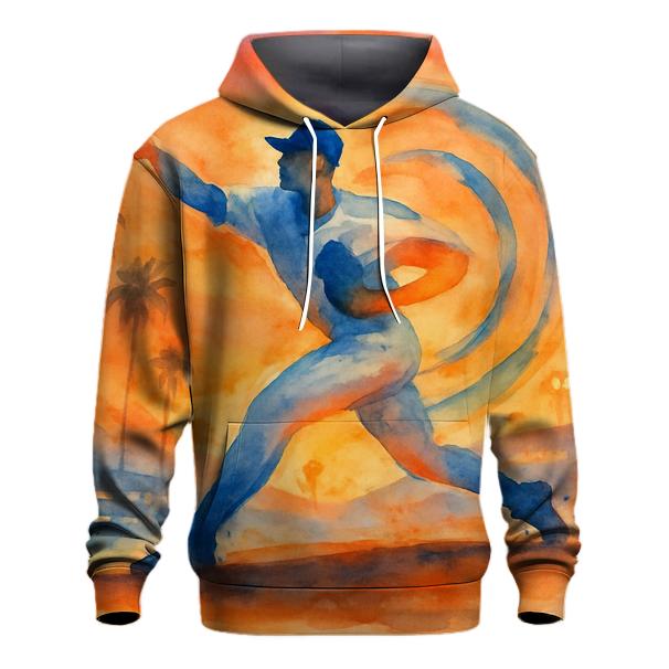 California Sunset Pitch Arc zip-up hoodies