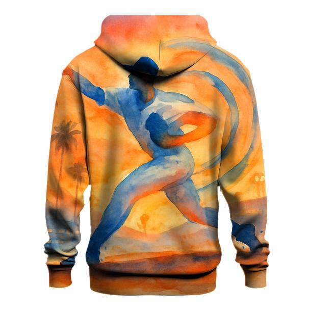 California Sunset Pitch Arc zip-up hoodies