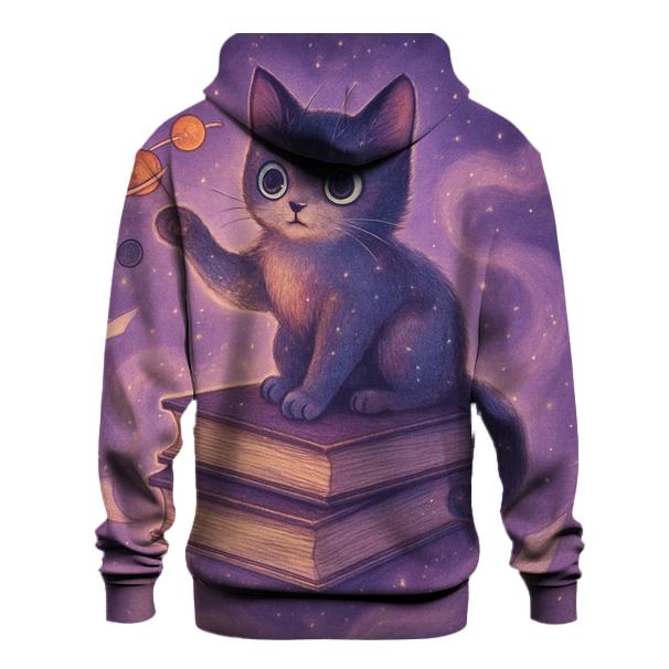 Nebula Library Cat hoodies fashion