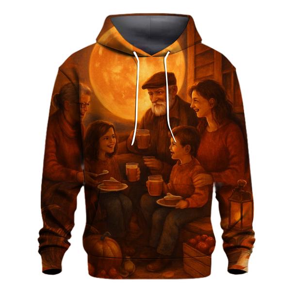 Harvest Moon Porch Gathering zip-up hoodies