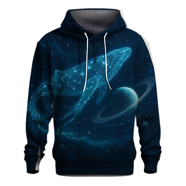 Orbital Whale Of Starlight embroidered hoodies