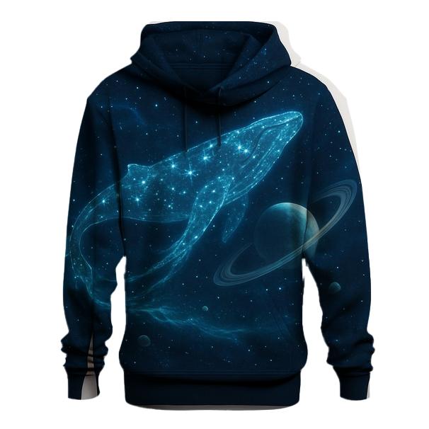 Orbital Whale Of Starlight embroidered hoodies