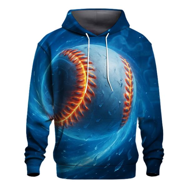 Icy Orbit Fastball Storm printed hoodies