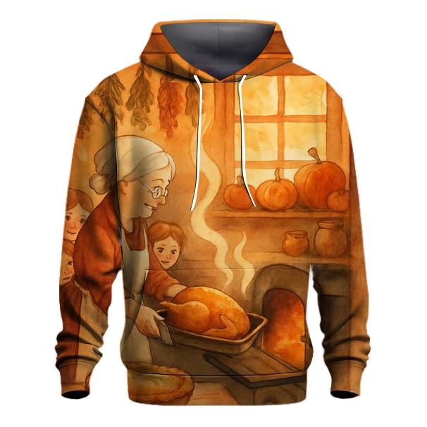 Grandmas Hearthside Thanksgiving zip-up hoodies