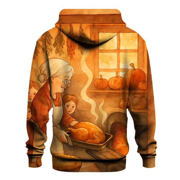 Grandmas Hearthside Thanksgiving zip-up hoodies