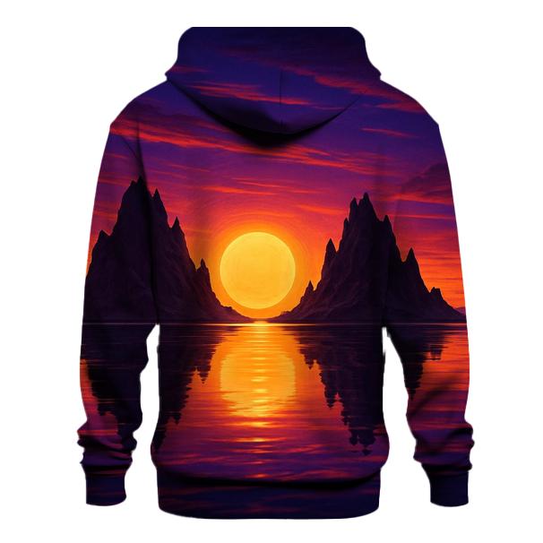 Mirrored Isles Of Indigo Sunset lightweight hoodies