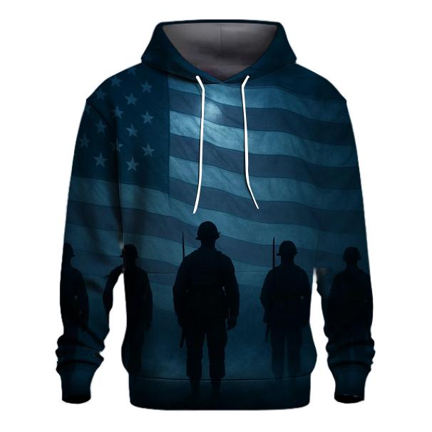 Midnight Battlefield Silhouettes hoodies fashion