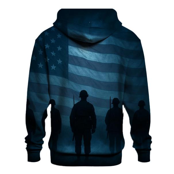 Midnight Battlefield Silhouettes hoodies fashion