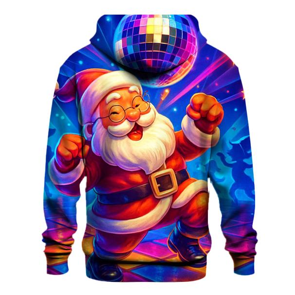 Disco Inferno Santa Dance Floor designer hoodies