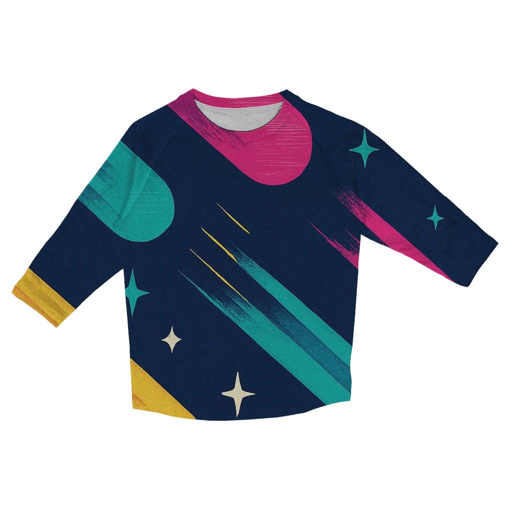 VHS Comet Trails custom 3/4 sleeve shirts