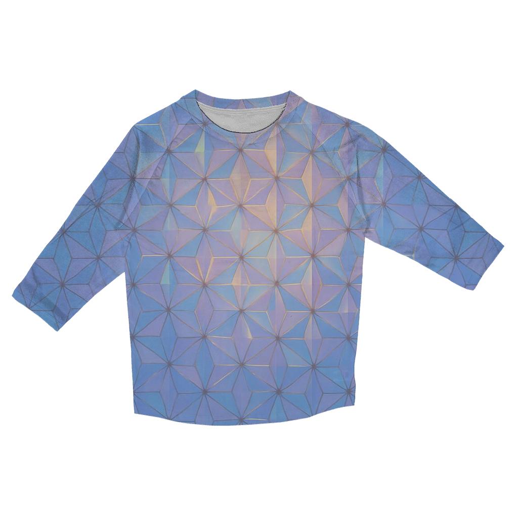 Holographic Star Mosaic personalized 3/4 sleeve tees