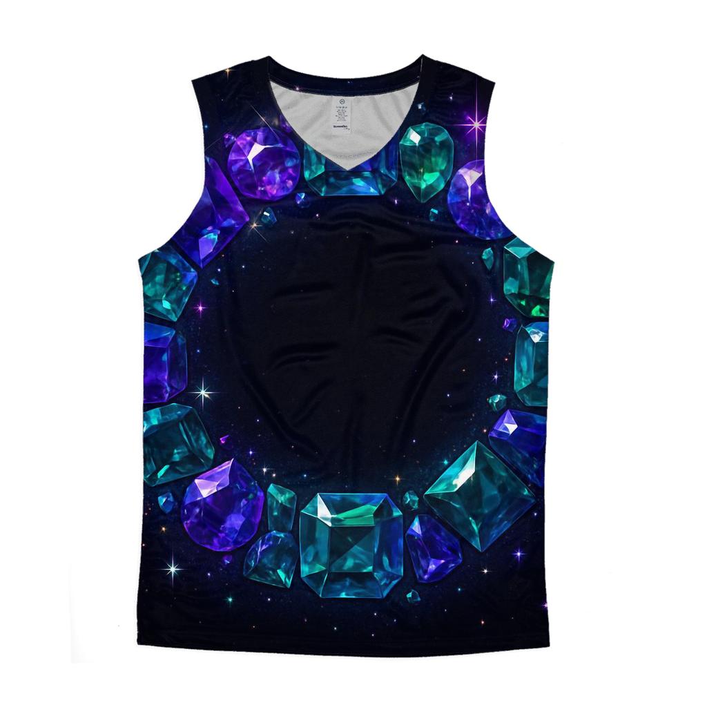 Nebula Gem Halo sports performance tank tops