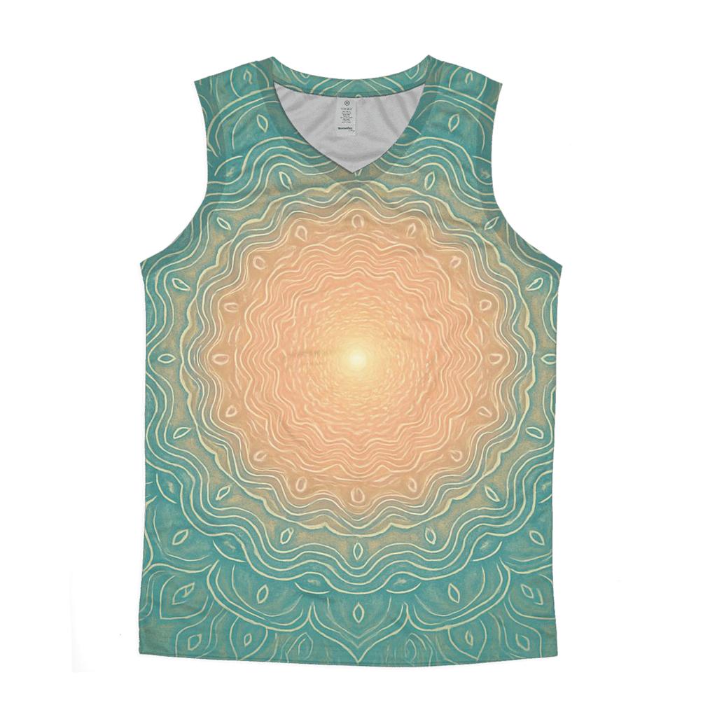 Infinite Ripple Mandala custom tank tops