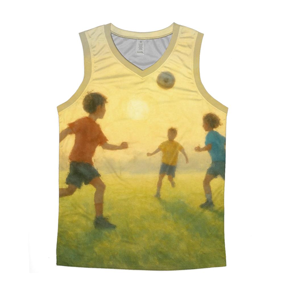 Youth Soccer Sunrise Field sports performance tank tops