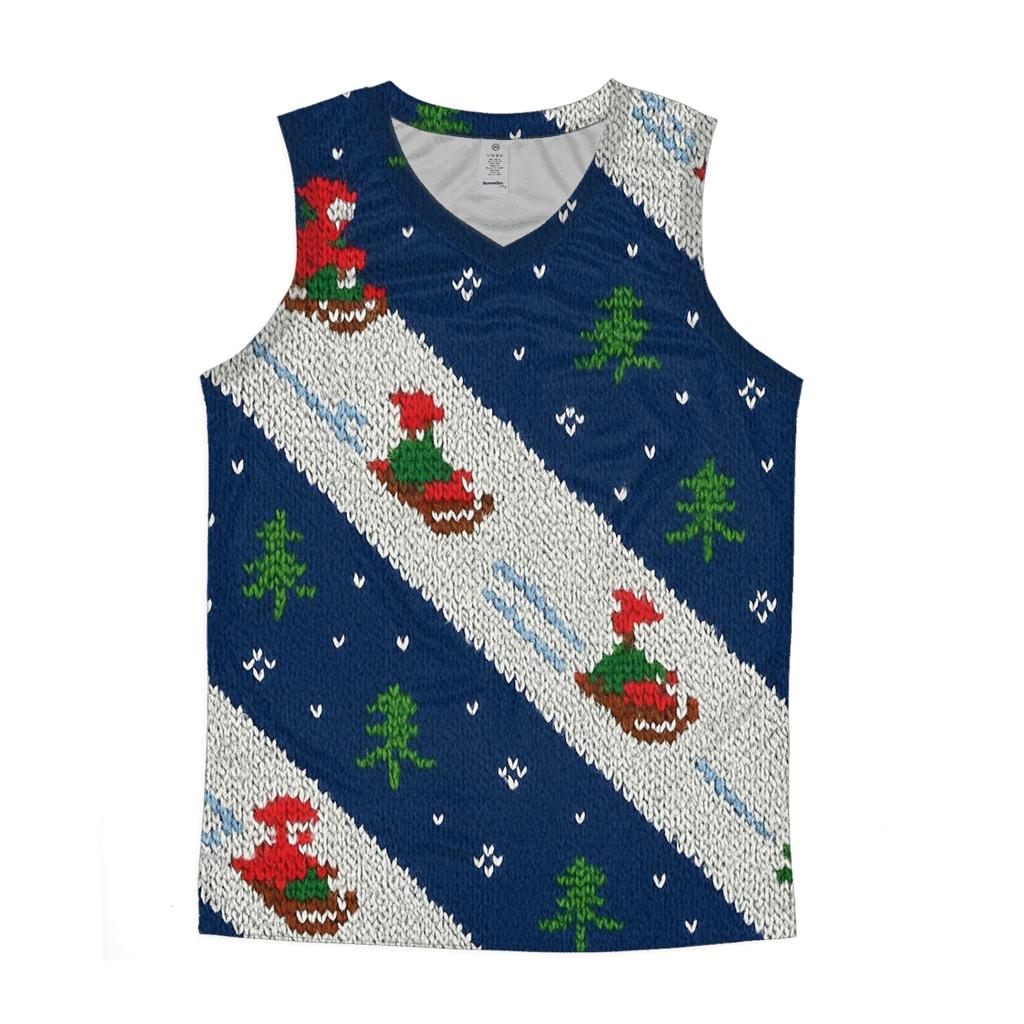 Sledding Hill Diagonal Trails Design designer workout tanks