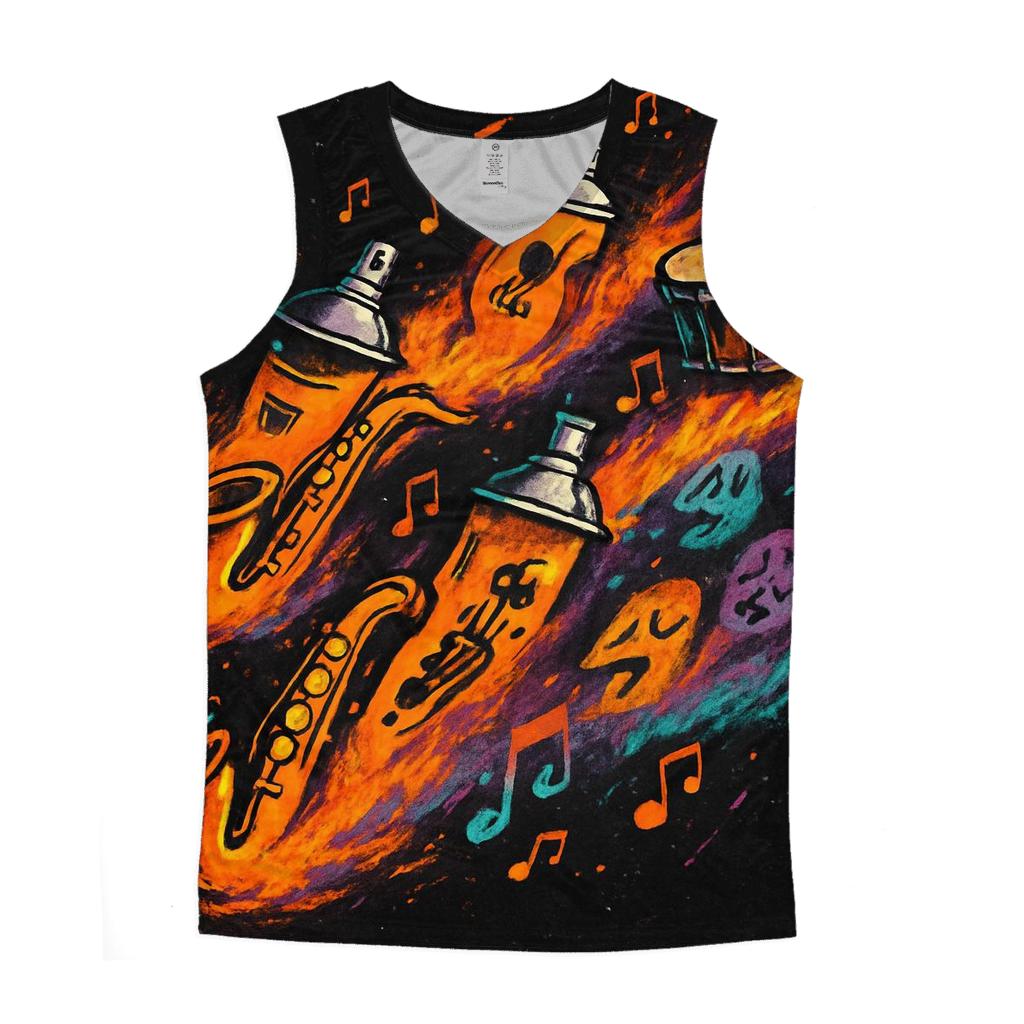 Meteoric Graffiti Orchestra custom tank tops
