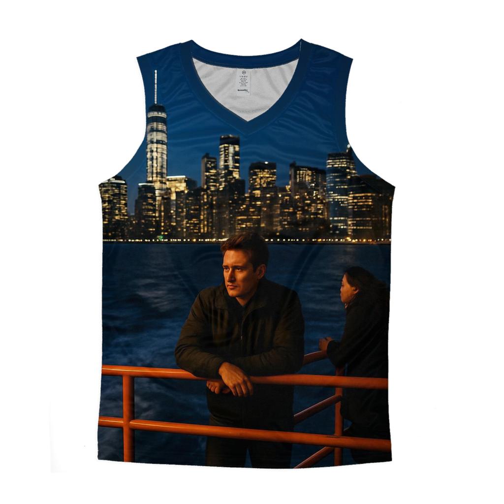 Staten Island Ferry Evening Commute casual summer tank tops