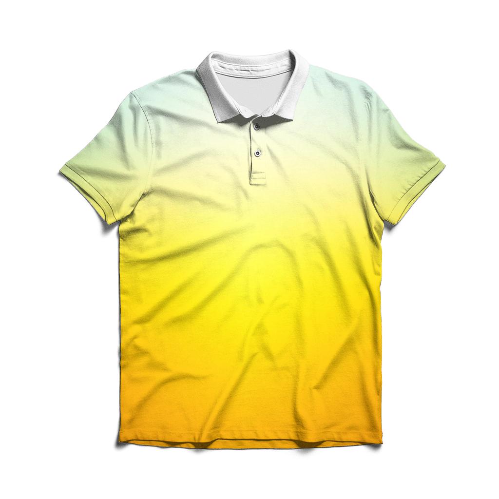 Citrine Sky Cascade designer slim fit polos