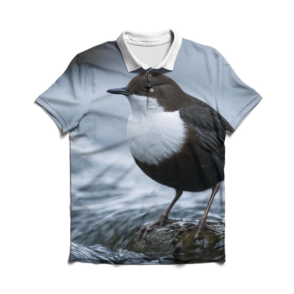 River Stones Dipper Forage stylish collar polo tees