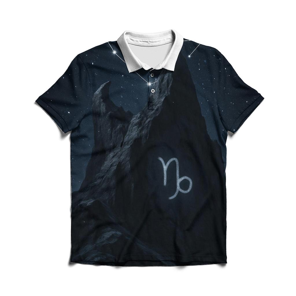 Capricorn Mountain Gate Of Stars designer slim fit polos