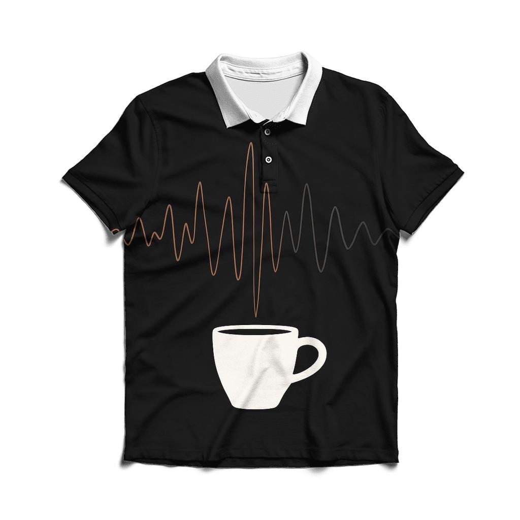 Midnight Espresso Pulse premium cotton polo shirts