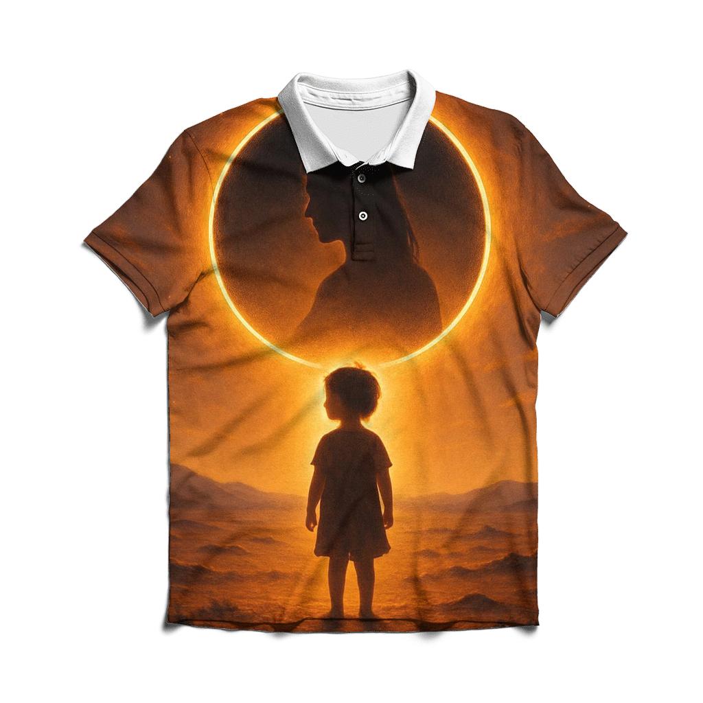 Eternal Eclipse Of Her Protection designer slim fit polos