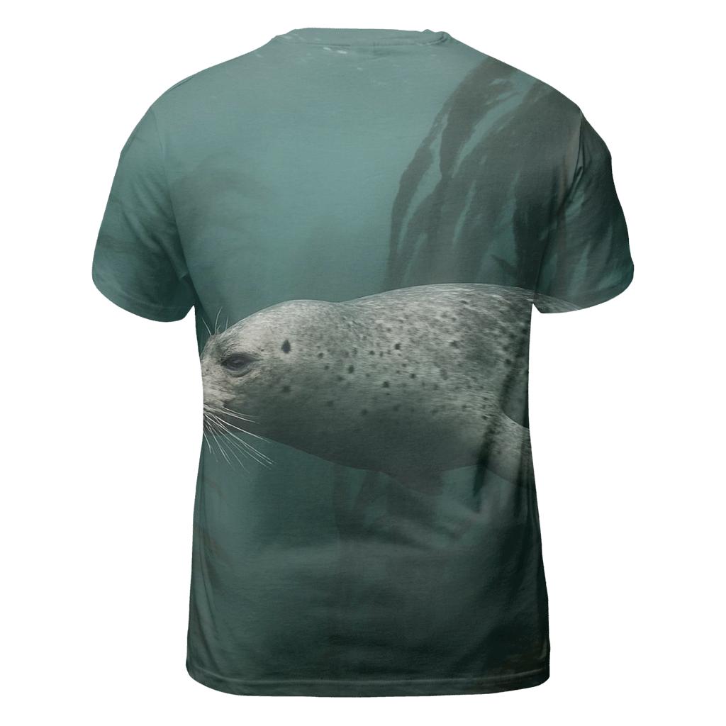 Kelp Forest Patrol Harbor Seal trendy printed shirt styles