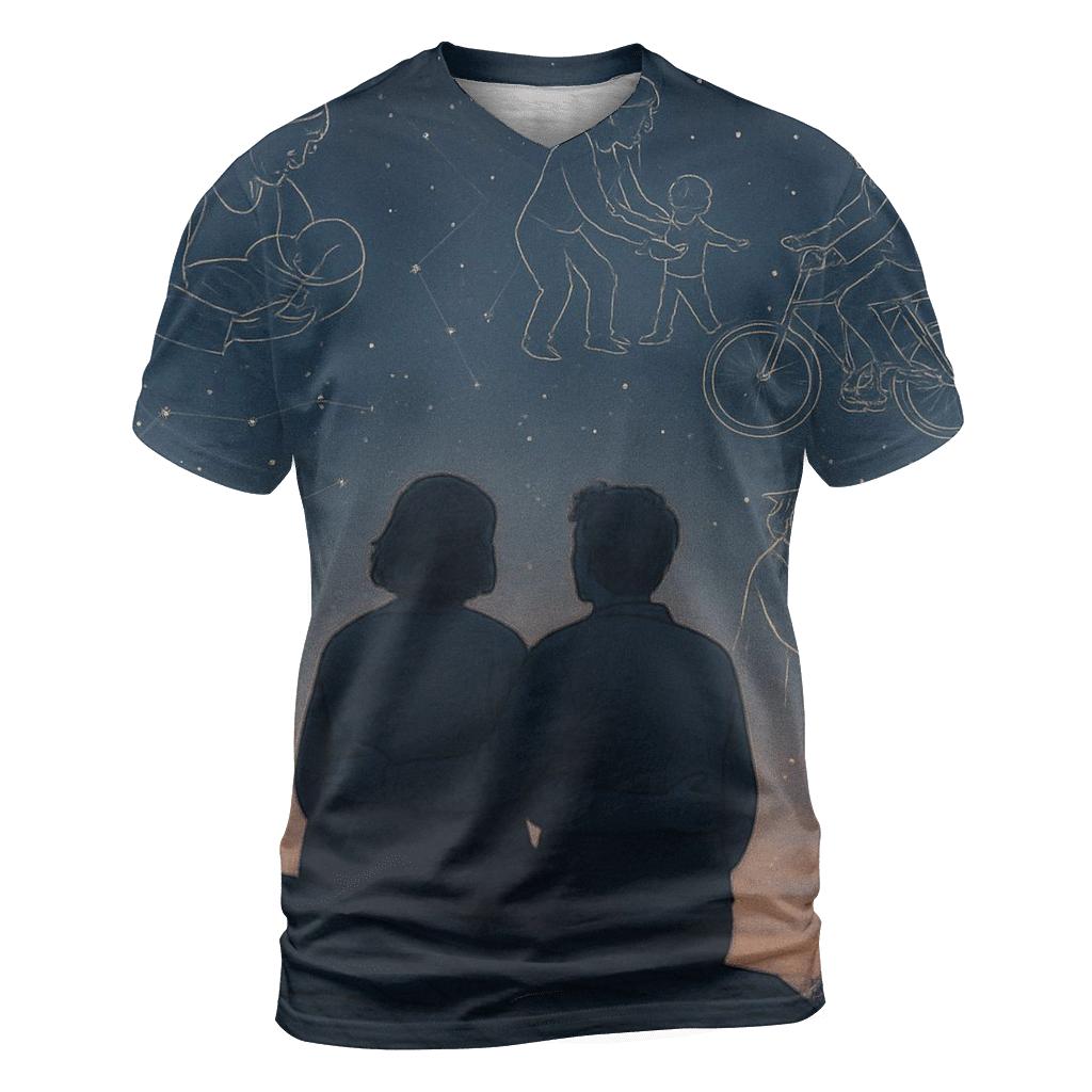 Time Constellations Of Her Memories custom all-over print shirts