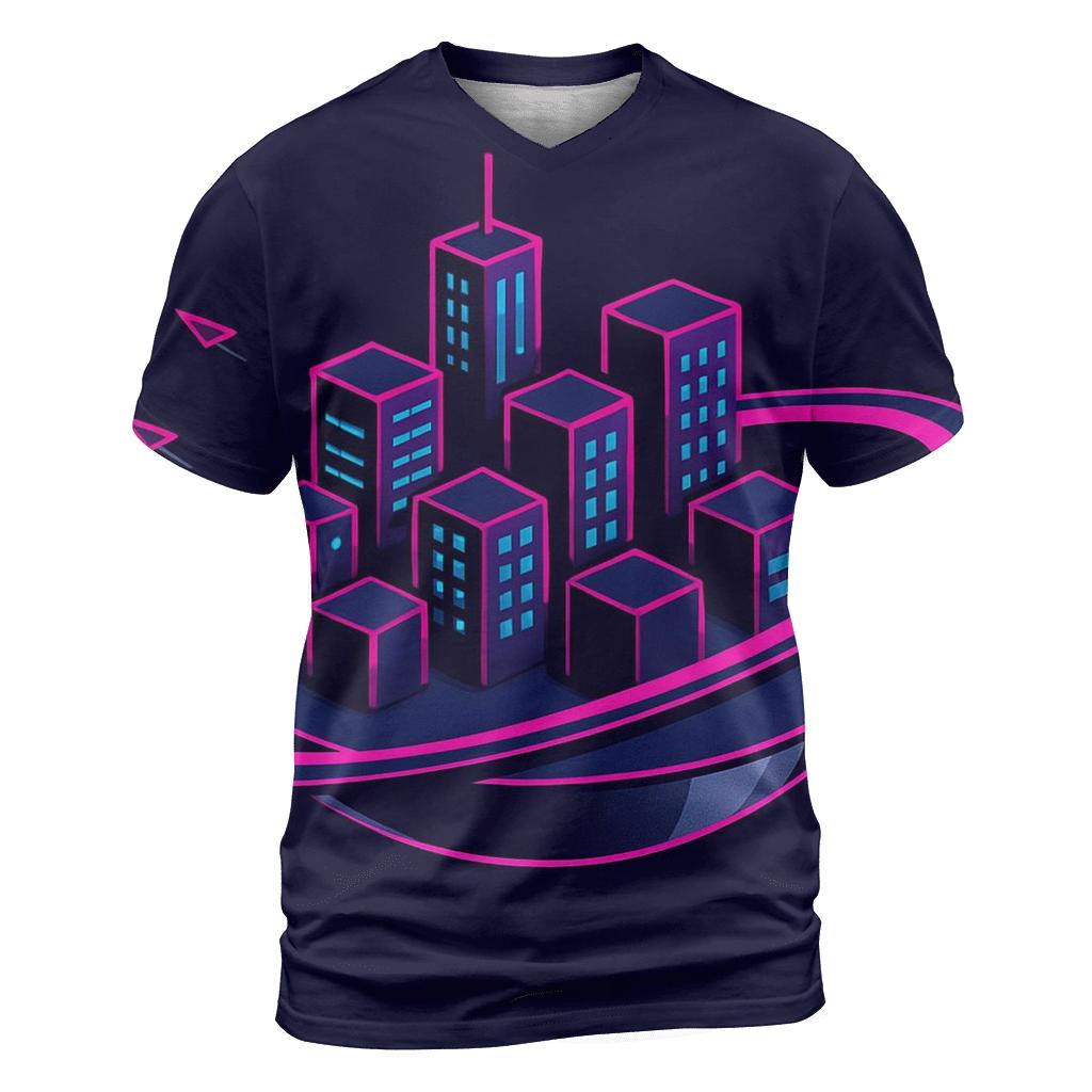 Chrome Satellite City personalized full print shirts
