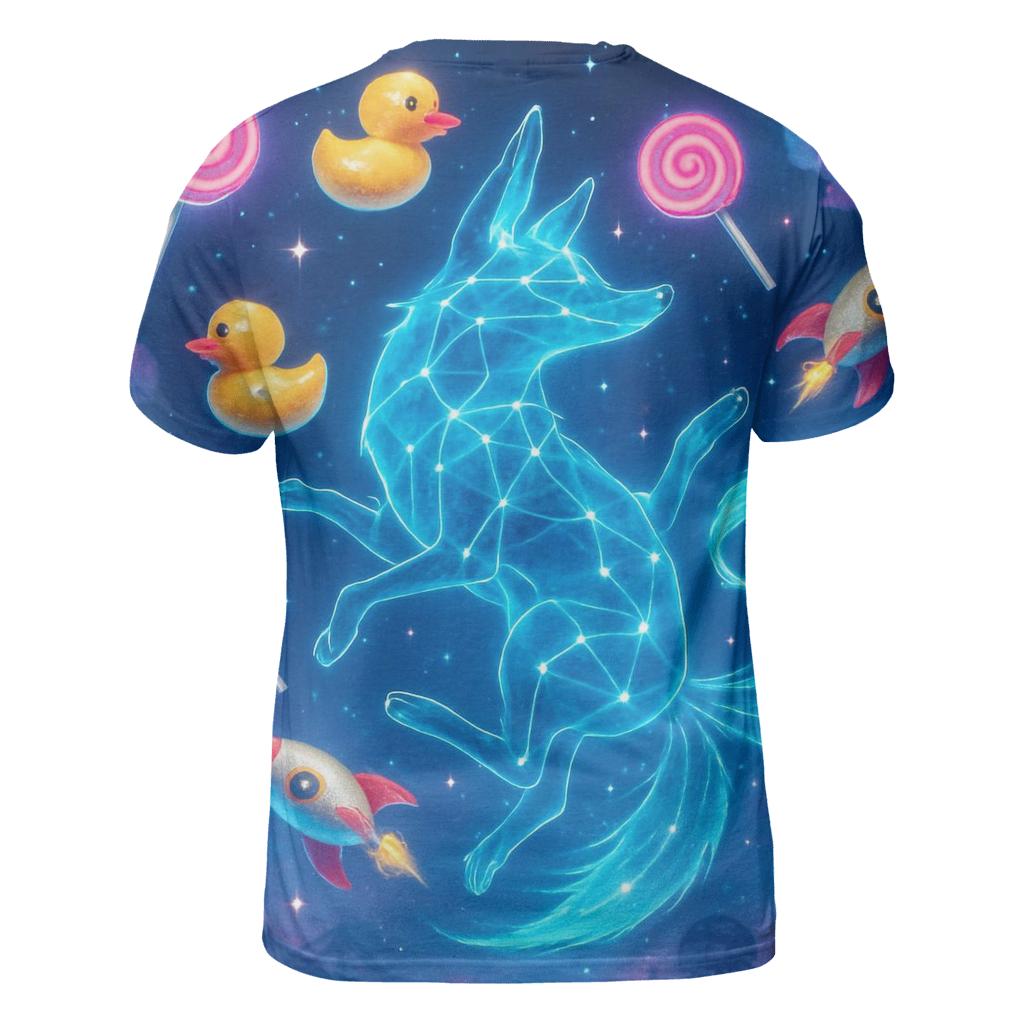 Constellation Carnival Fox unique graphic print tees