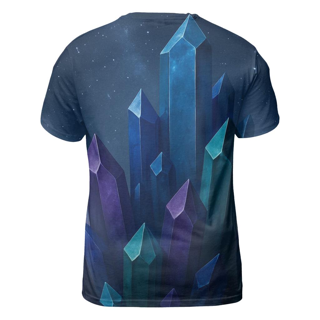 Celestial Crystal Spire unique graphic print tees