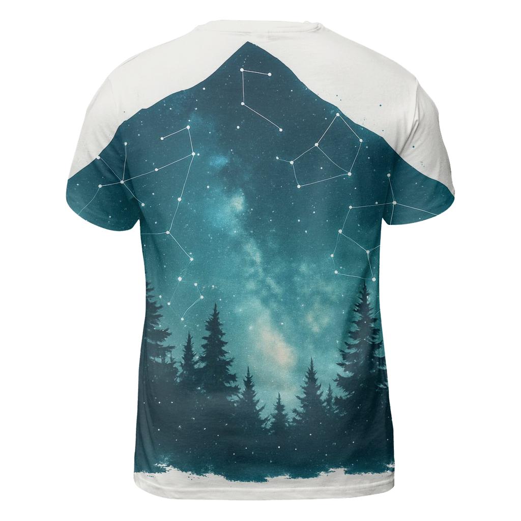 Celestial Forest Double Exposure custom all-over print shirts