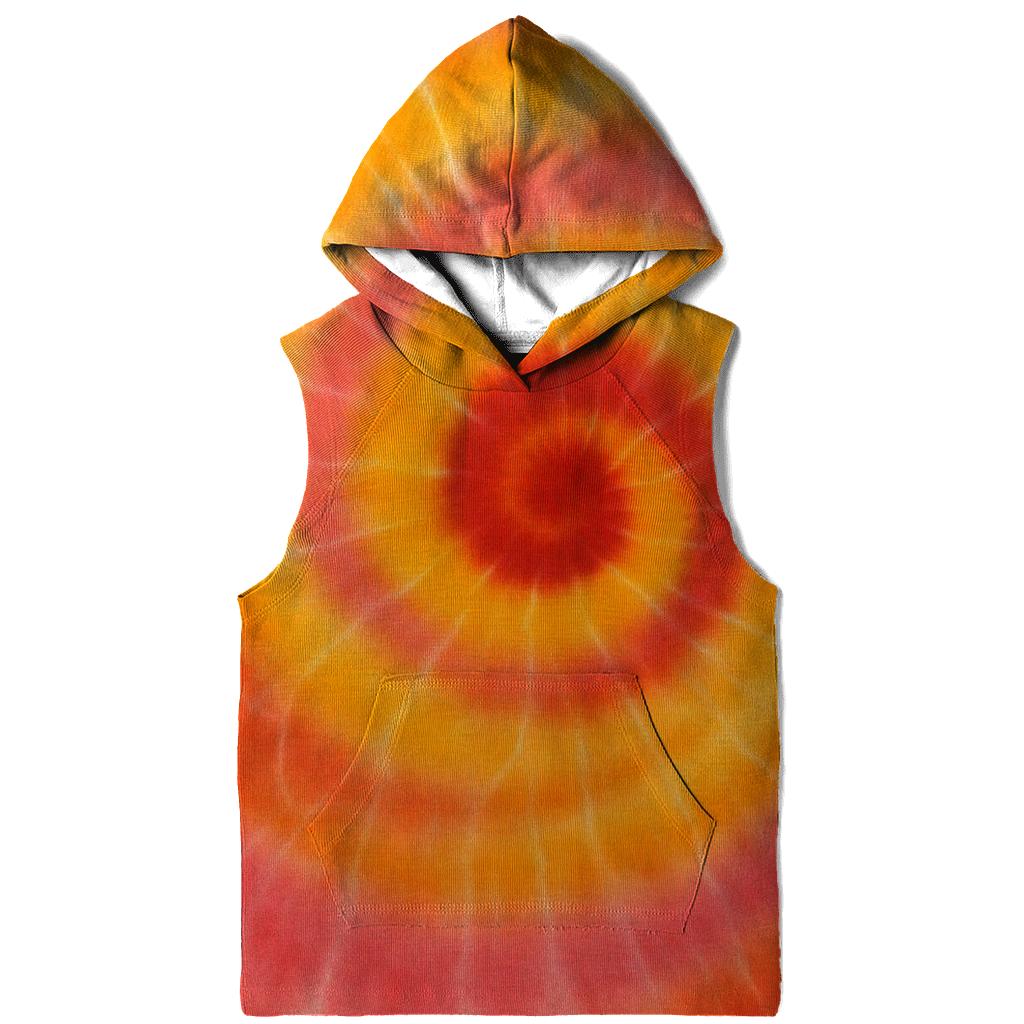 Solar Flare Spiral Bullseye premium hoodies