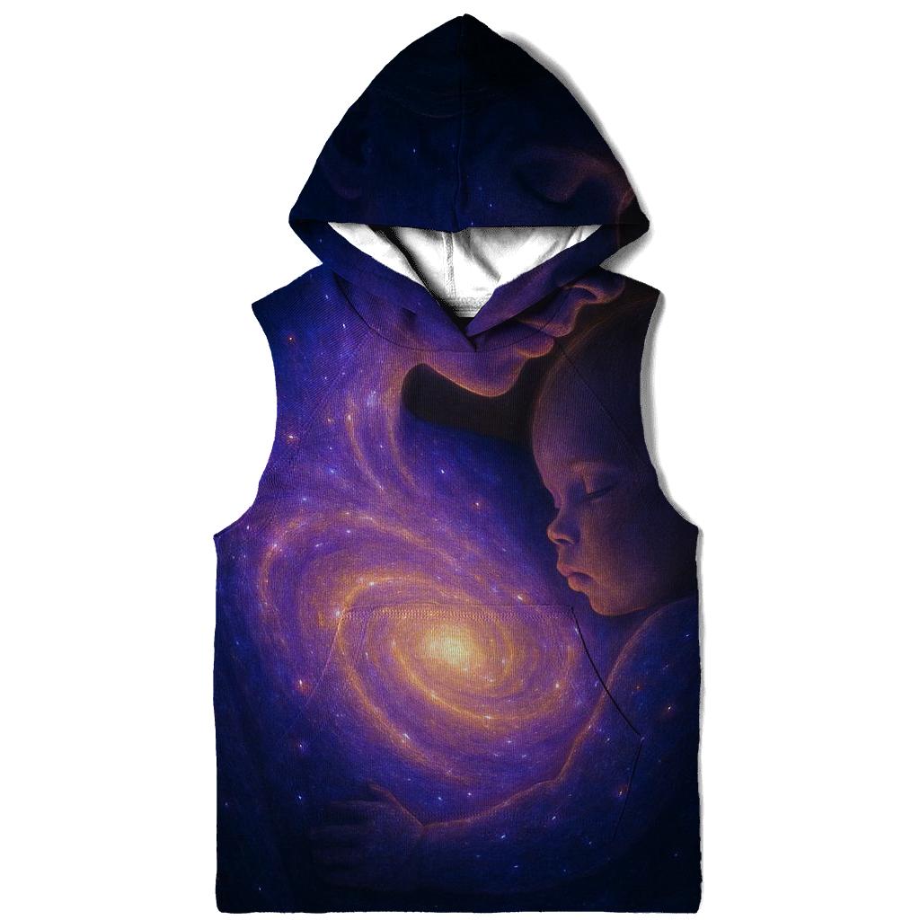 Galaxy Within Her Heart printed hoodies
