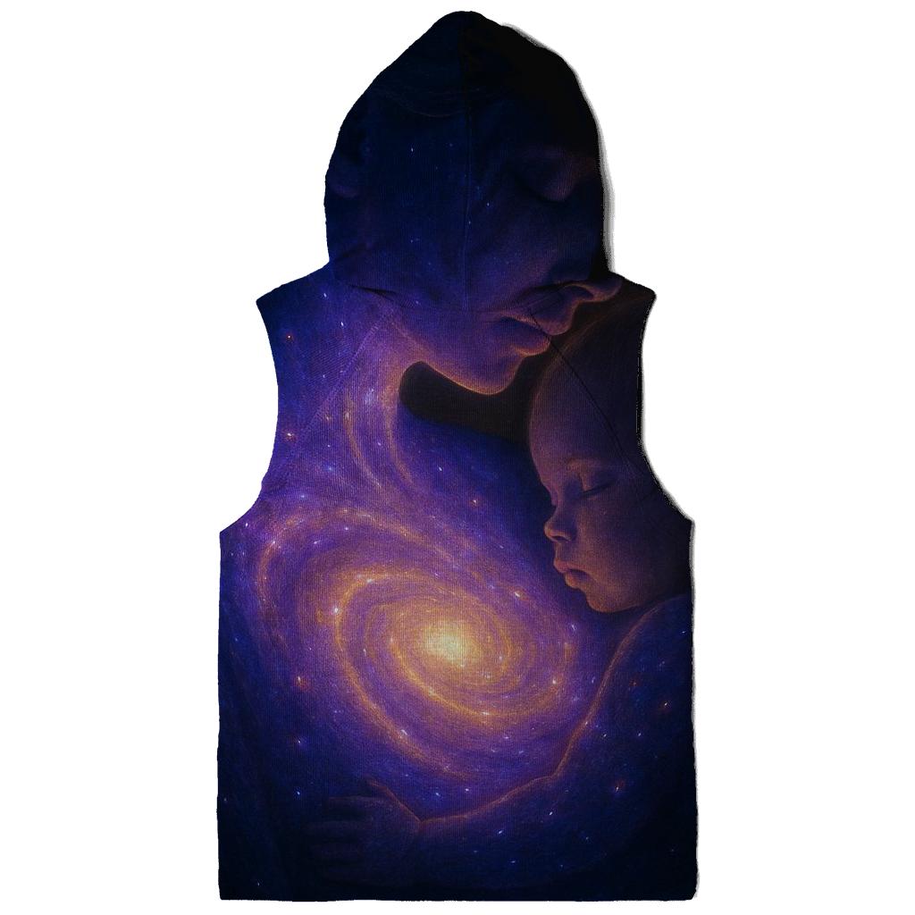 Galaxy Within Her Heart printed hoodies