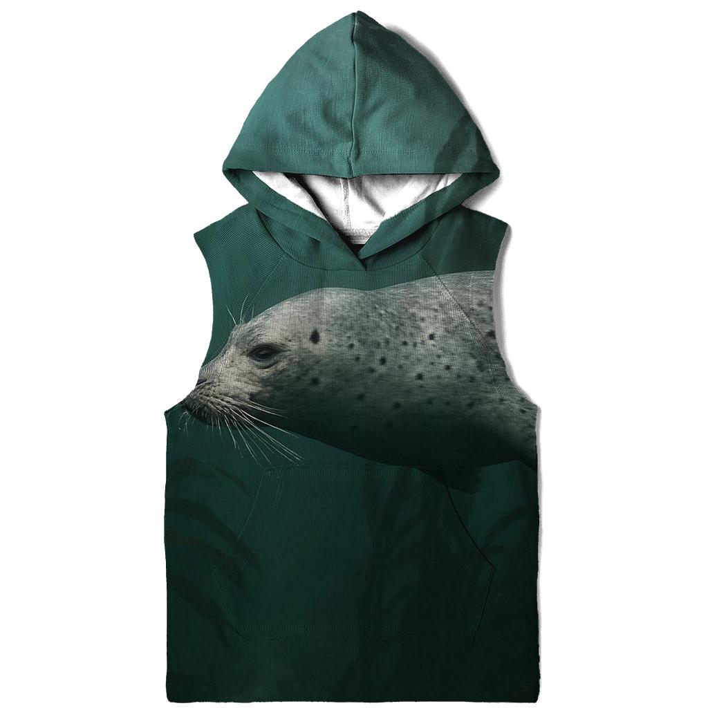 Kelp Forest Patrol Harbor Seal hoodie styles