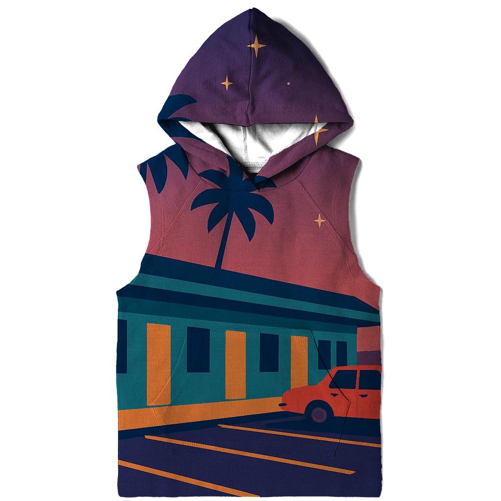 Starlight Motel Highway printed hoodies