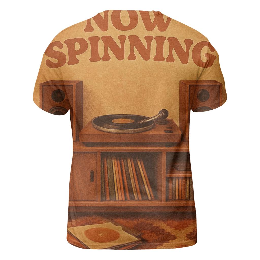 Classic Vinyl Listening Room Poster unique graphic print tees